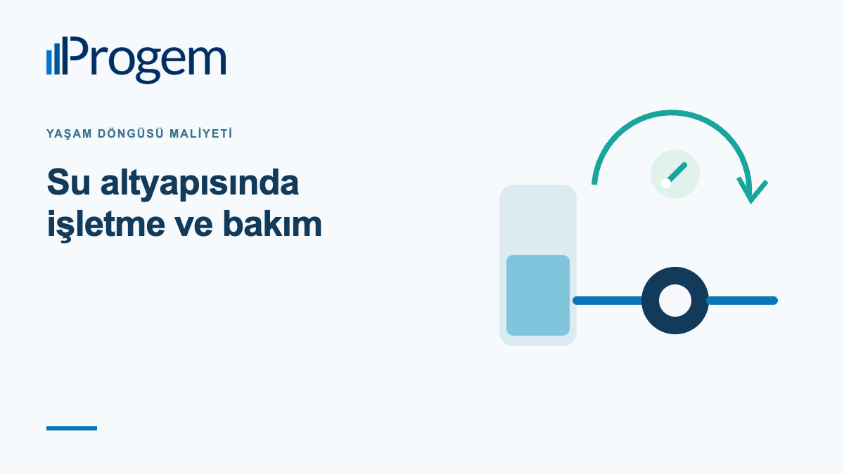 İçme Suyu ve Atık Su Altyapısında İşletme ve Bakım Maliyeti Nasıl Öngörülür kapak görseli